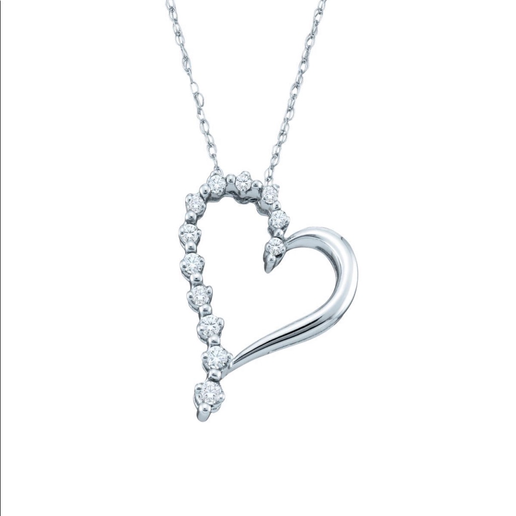 New Diamond Heart Necklace From Daniels Jewelers